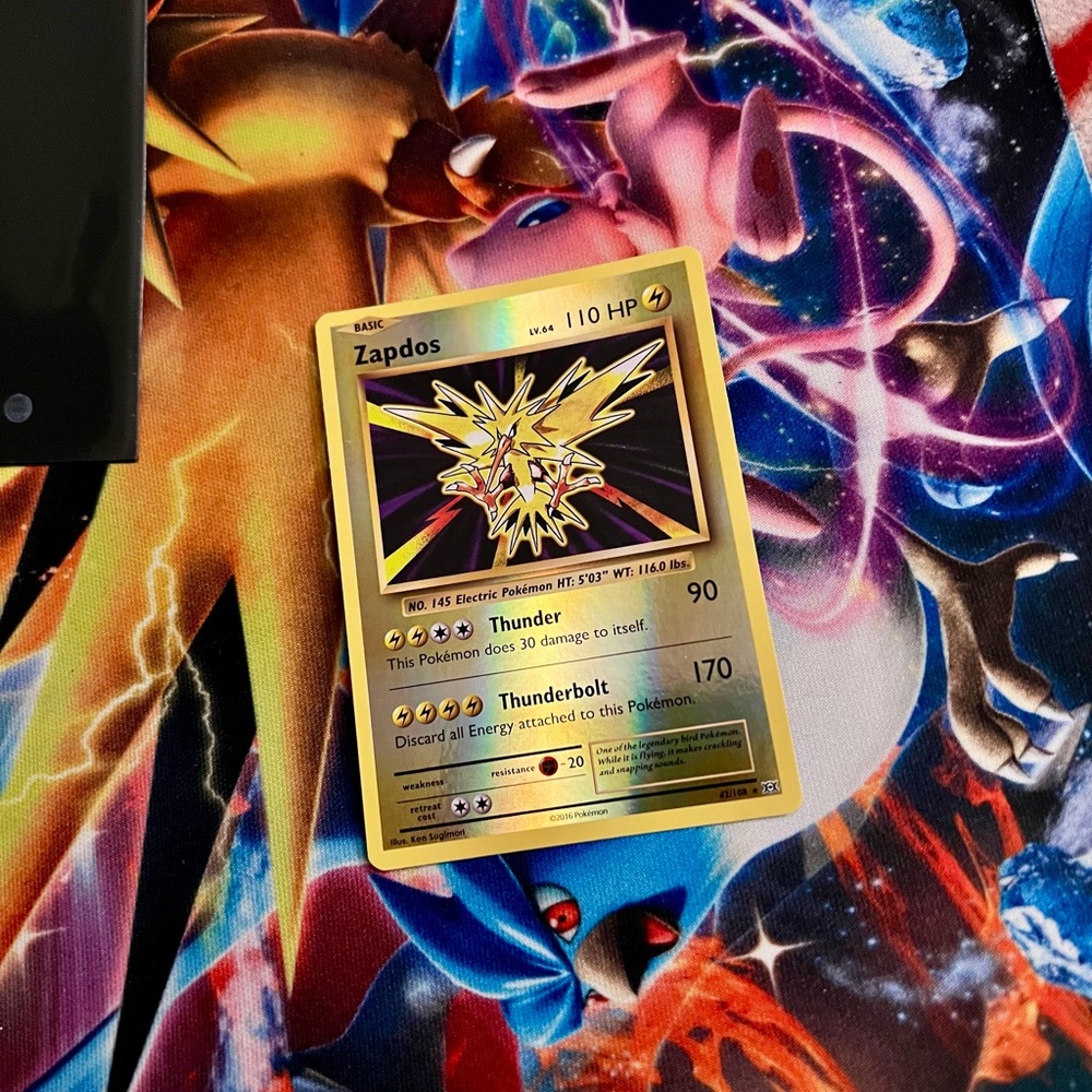 Pokemon Zapdos 42/108 XY Evolutions Reverse Holo Card - Picture 1 of 3